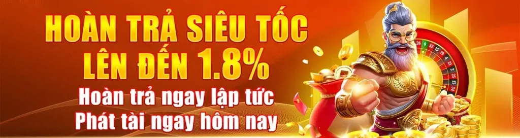 Hình ảnh chính của trang Nổ Hũ WIN198, hiển thị các biểu tượng slot game đầy màu sắc và hiệu ứng jackpot bùng nổ